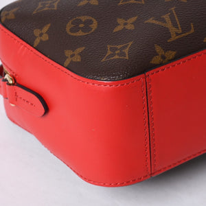 Like new LOUIS VUITTON Shoulder bag M43557 Saintonge Freesia Brown Red Gold hardware Used 4a000996