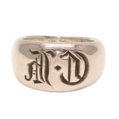 CHROME HEARTS クロムハーツ CH SEAL STAMP シールスタンプリング 指輪 SV925 サイズ23号 20.0g 美品 中古 4a000970