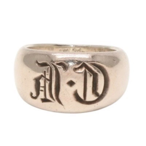 CHROME HEARTS クロムハーツ CH SEAL STAMP シールスタンプリング 指輪 SV925 サイズ23号 20.0g 美品 中古 4a000970