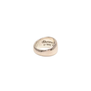 CHROME HEARTS クロムハーツ CH SEAL STAMP シールスタンプリング 指輪 SV925 サイズ23号 20.0g 美品 中古 4a000970