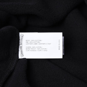 New and unused CHROME HEARTS Cemetery Cross Patch Sweatshirt Size M 17 Patch Haraco Patent Leather Used 4a001302