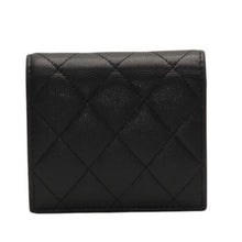 画像をギャラリービューアに読み込む, CHANEL シャネル Small Wallet スモールウォレット Black Pink Gold ブラック ピンク ゴールド キャビアスキン AP3185 XT734XNC 美品 中古 4a001033
