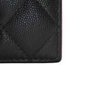 画像をギャラリービューアに読み込む, CHANEL シャネル Small Wallet スモールウォレット Black Pink Gold ブラック ピンク ゴールド キャビアスキン AP3185 XT734XNC 美品 中古 4a001033