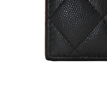 画像をギャラリービューアに読み込む, CHANEL シャネル Small Wallet スモールウォレット Black Pink Gold ブラック ピンク ゴールド キャビアスキン AP3185 XT734XNC 美品 中古 4a001033