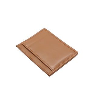 MIU MIU ミュウミュウ マテラッセ レザー カードケース キャメル ゴールド金具 レザー 美品 中古 4a000789