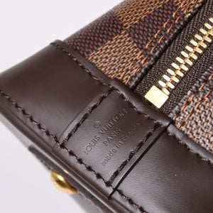 新品同様 LOUIS VUITTON ルイヴィトン ダミエ アルマBB ハンドバッグ N40606 ショルダー 2WAY PVC ゴールド金具 中古 4a000994