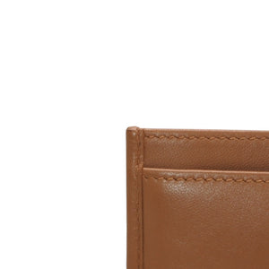 MIU MIU ミュウミュウ マテラッセ レザー カードケース キャメル ゴールド金具 レザー 美品 中古 4a000789