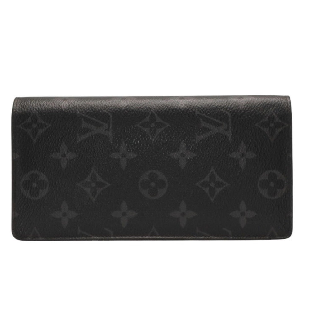 LOUIS VUITTON M61697 Monogram Eclipse Portefeuille Brother Bifold Long Wallet Black Good Condition Used 4a000835