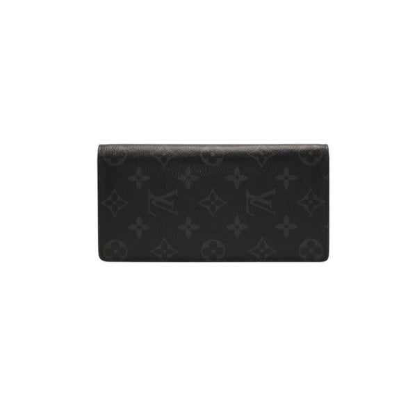 LOUIS VUITTON M61697 Monogram Eclipse Portefeuille Brother Bifold Long Wallet Black Good Condition Used 4a000835