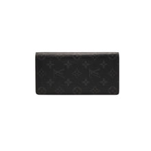 画像をギャラリービューアに読み込む, LOUIS VUITTON ルイヴィトン M61697 モノグラム エクリプス ポルトフォイユ ブラザ 2つ折り 長財布 ブラック 美品 中古 4a000835