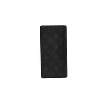 画像をギャラリービューアに読み込む, LOUIS VUITTON ルイヴィトン M61697 モノグラム エクリプス ポルトフォイユ ブラザ 2つ折り 長財布 ブラック 美品 中古 4a000835