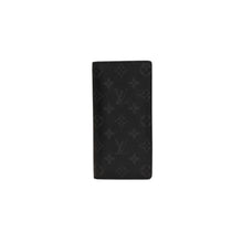 画像をギャラリービューアに読み込む, LOUIS VUITTON ルイヴィトン M61697 モノグラム エクリプス ポルトフォイユ ブラザ 2つ折り 長財布 ブラック 美品 中古 4a000835