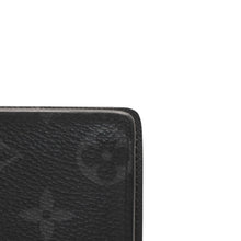 画像をギャラリービューアに読み込む, LOUIS VUITTON ルイヴィトン M61697 モノグラム エクリプス ポルトフォイユ ブラザ 2つ折り 長財布 ブラック 美品 中古 4a000835
