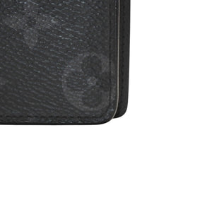 LOUIS VUITTON M61697 Monogram Eclipse Portefeuille Brother Bifold Long Wallet Black Good Condition Used 4a000835