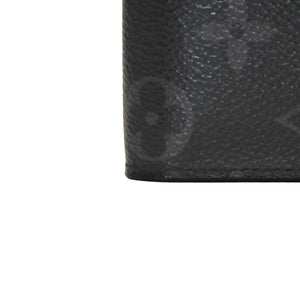 LOUIS VUITTON M61697 Monogram Eclipse Portefeuille Brother Bifold Long Wallet Black Good Condition Used 4a000835