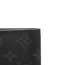 画像をギャラリービューアに読み込む, LOUIS VUITTON ルイヴィトン M61697 モノグラム エクリプス ポルトフォイユ ブラザ 2つ折り 長財布 ブラック 美品 中古 4a000835