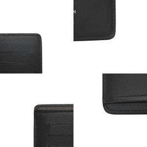 LOUIS VUITTON M61697 Monogram Eclipse Portefeuille Brother Bifold Long Wallet Black Good Condition Used 4a000835