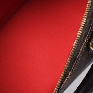 新品同様 LOUIS VUITTON ルイヴィトン ダミエ アルマBB ハンドバッグ N40606 ショルダー 2WAY PVC ゴールド金具 中古 4a000994