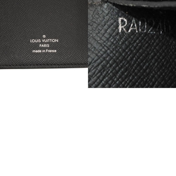 LOUIS VUITTON M61697 Monogram Eclipse Portefeuille Brother Bifold Long Wallet Black Good Condition Used 4a000835