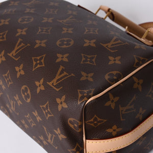 New Unused LOUIS VUITTON Nano Speedy Handbag 2WAY Bag M81085 Monogram Used 4a000998