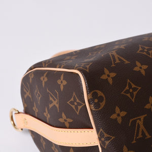 New Unused LOUIS VUITTON Nano Speedy Handbag 2WAY Bag M81085 Monogram Used 4a000998