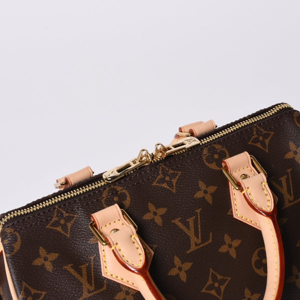 New Unused LOUIS VUITTON Nano Speedy Handbag 2WAY Bag M81085 Monogram Used 4a000998