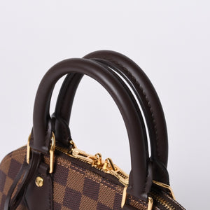 新品同様 LOUIS VUITTON ルイヴィトン ダミエ アルマBB ハンドバッグ N40606 ショルダー 2WAY PVC ゴールド金具 中古 4a000994