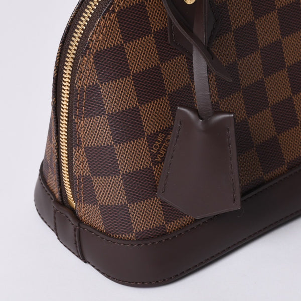 新品同様 LOUIS VUITTON ルイヴィトン ダミエ アルマBB ハンドバッグ N40606 ショルダー 2WAY PVC ゴールド金具 中古 4a000994