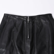画像をギャラリービューアに読み込む, CHROME HEARTS クロムハーツ ハーフダガージップ レザースカート サイズ26 ブラック シルバー925 美品 中古 4a000951