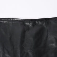 画像をギャラリービューアに読み込む, CHROME HEARTS クロムハーツ ハーフダガージップ レザースカート サイズ26 ブラック シルバー925 美品 中古 4a000951