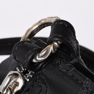 New and unused CHROME HEARTS nylon pouch new all over pattern multi-logo nylon bag leather patch used 4a001126