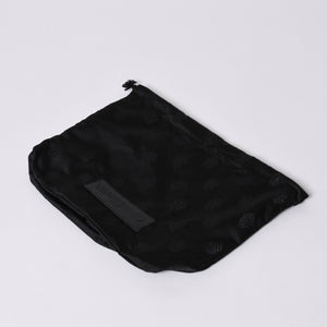 New and unused CHROME HEARTS nylon pouch new all over pattern multi-logo nylon bag leather patch used 4a001126