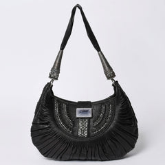 Very Good Condition Christian Dior Handbag 07 RU 1017 Clutch Bag Black Used 4a000852