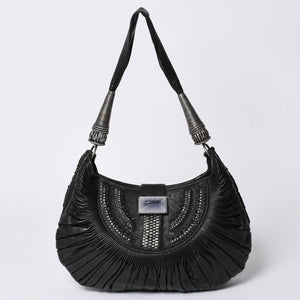 Very Good Condition Christian Dior Handbag 07 RU 1017 Clutch Bag Black Used 4a000852