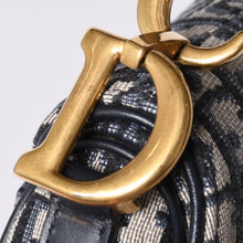 画像をギャラリービューアに読み込む, Christian Dior クリスチャンディオール サドルバッグ Saddle Bag 05-RU-1118 ミニディオール Mini Dior オブリーク ジャガード 美品 中古 4a000850