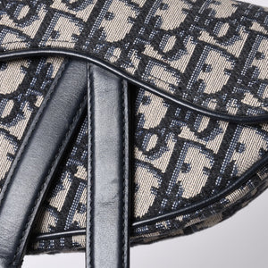 Christian Dior クリスチャンディオール サドルバッグ Saddle Bag 05-RU-1118 ミニディオール Mini Dior オブリーク ジャガード 美品 中古 4a000850