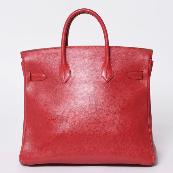 極美品 エルメス HERMES オータクロア 32 ハンドバッグ クシュベル ルージュヴィフ ゴールド金具 レディース 〇Z刻印中古 4a000976