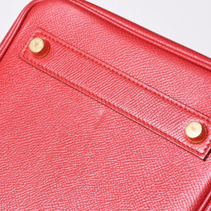 極美品 エルメス HERMES オータクロア 32 ハンドバッグ クシュベル ルージュヴィフ ゴールド金具 レディース 〇Z刻印中古 4a000976