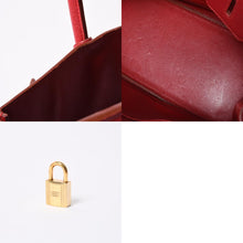 画像をギャラリービューアに読み込む, 極美品 エルメス HERMES オータクロア 32 ハンドバッグ クシュベル ルージュヴィフ ゴールド金具 レディース 〇Z刻印中古 4a000976