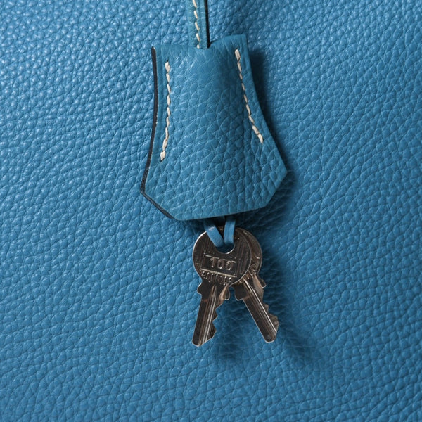 極美品 エルメス HERMES オータクロア 32 ハンドバッグ ブルージーン トゴ シルバー金具 レディース □J刻印中古 4a000973