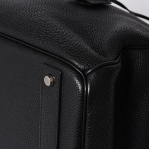 極美品 HERMES エルメス Haut a Courroies オータクロア40 ハンドバッグ ブラック トゴ シルバー金具 □I刻刻印 中古 4a001021