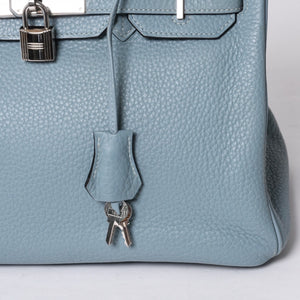 極美品 HERMES エルメス バーキン30 ハンドバッグ トゴ シエル シルバー金具 □M刻印 中古 4a001020