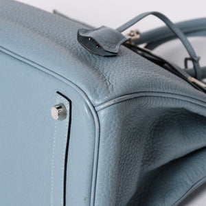極美品 HERMES エルメス バーキン30 ハンドバッグ トゴ シエル シルバー金具 □M刻印 中古 4a001020