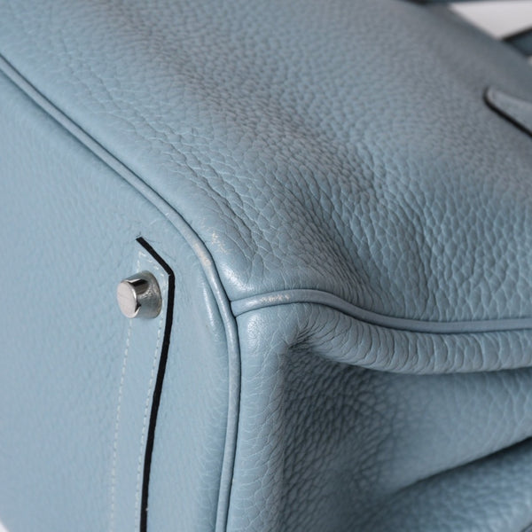 極美品 HERMES エルメス バーキン30 ハンドバッグ トゴ シエル シルバー金具 □M刻印 中古 4a001020