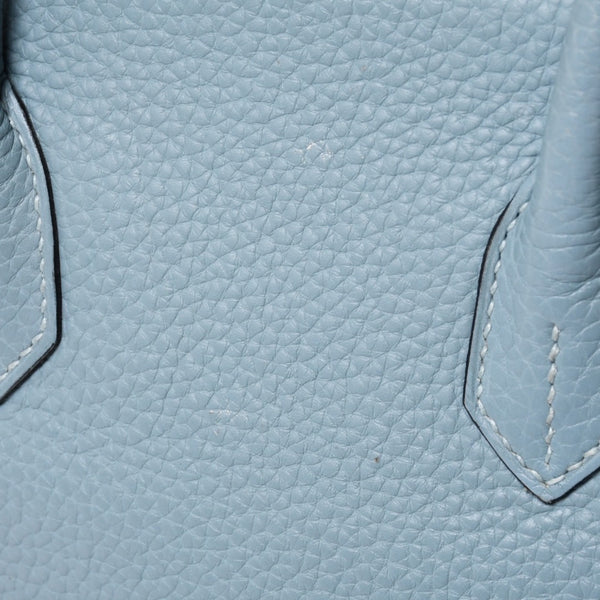 極美品 HERMES エルメス バーキン30 ハンドバッグ トゴ シエル シルバー金具 □M刻印 中古 4a001020