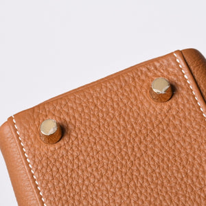 新品未使用 HERMES エルメス KELLY ケリー25 2WAYハンドバッグ 内縫い トゴ ゴールド ゴールド金具 B刻印 4a001014