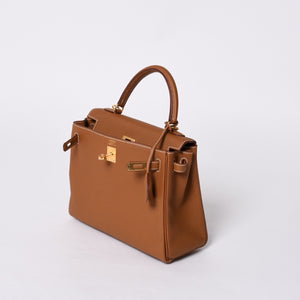新品未使用 HERMES エルメス KELLY ケリー25 2WAYハンドバッグ 内縫い トゴ ゴールド ゴールド金具 B刻印 4a001014