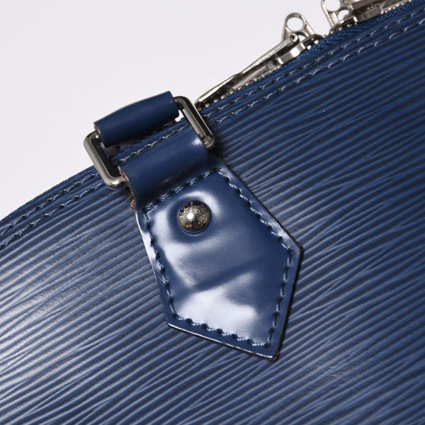 LOUIS VUITTON Alma BB Handbag M40855 Epi Leather Blue Gold Hardware Good Condition Used 4a000799