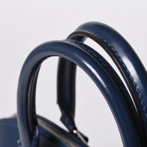 LOUIS VUITTON Alma BB Handbag M40855 Epi Leather Blue Gold Hardware Good Condition Used 4a000799