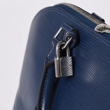 画像をギャラリービューアに読み込む, LOUIS VUITTON ルイヴィトン アルマBB ハンドバッグ M40855 エピ レザー ブルー ゴールド金具 美品 中古 4a000799